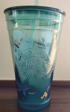 STARBUCKS　ガラスタンブラー　海外限定