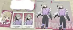 ダンガンロンパ ラウンドワンコラボ 赤松楓 缶バッジ 特典ポストカード イラカ