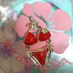 当時物希少品 ALBA ROSA ビキニ ネックレストップ 平成ギャル Y2Kのサムネイル