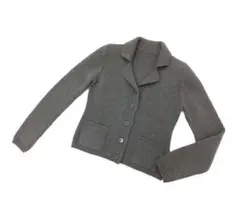 極美品★フォクシージャケット ミックスブラウンニットジャケット38