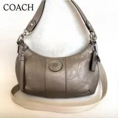 【COACH】2way ショルダーバッグ ハンドバッグ ゴールド F19412のサムネイル