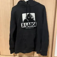 X-LARGE パーカー 黒 ゴリラロゴ