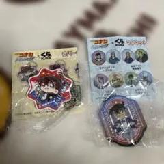 江戸川コナン ラバーキーホルダーとマグネット セット　萩原千速