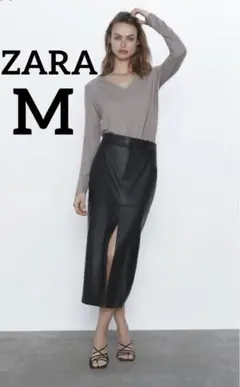 【新品】ZARA ソフトタッチセーター グレージュ Mサイズ