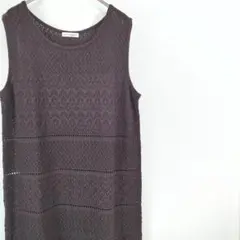 未着用 アーヴェヴェスタンダード ロングニットワンピース レディース 新品相当