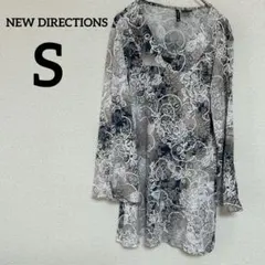 NEW DIRECTIONS レース柄チュニック 【サイズS】 凹凸デザイン