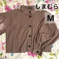 しまむら　Lutique ブラウス　ジャケット　M ベージュ　ゆったり