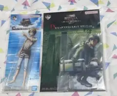 進撃の巨人　一番くじ　C賞D賞　ビッグアクリルスタンド