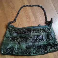 ビーズ装飾ショルダーバッグ　アフガン　scab UNDERCOVER好きな方に ビーズ装飾ショルダーバッグ アフガン scab UNDERCOVER好きな方に