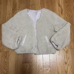 ボア　リバーシブル　ブルゾン