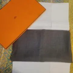 稀少　HERMES　エルメス　大判　カシミヤ　シルク　ストール