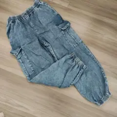 GU　カーゴパンツ　TEEN Мサイズ　150 デニム