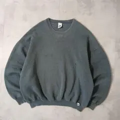 ラッセルアスレティック ブランクスウェット XL グレー 無地 古着
