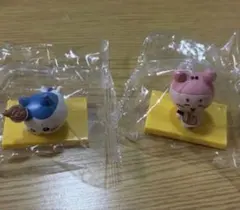 松屋　オリジナルフィギュア　ハチワレ　古本屋　カニ