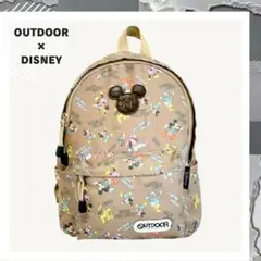 ディズニーコラボ　OUTDOOR×Disney　レトロミッキーミニーリュック