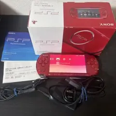 PSP3000 ラディアントレッド 本体