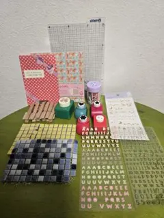 文房具 まとめ売り メモ帳 タイル シール クラフトパンチ