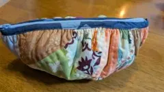 ハワイアン柄パッチワークデザイン ポーチ