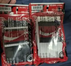【限定品】新品未使用コカ・コーラ ラインソックス 22-25cmファミマ靴下のサムネイル
