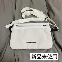 UMBRO ショルダーバッグ サコッシュ ナイロン アイボリー グレー ベージュ