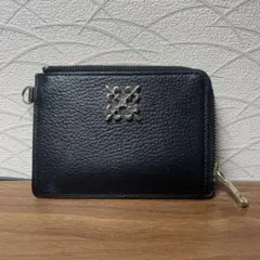 【美品】russet ラシット L字ファスナー財布 黒