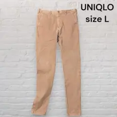 チノパンツ UNIQLO 11号 ブラウン ストレート 美品✨ 大きめサイズ