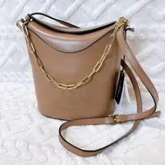 【タグ付き】GIANNI CHIARINI 2way ショルダー ブラウン