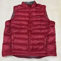 L.L.Bean ダウンベスト レッド Lサイズ