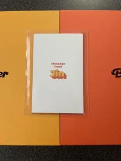 BTS Butter メッセージカード ジン JIN①