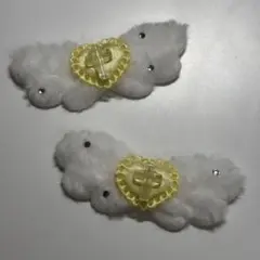 天使の羽　ヘアクリップ 量産型