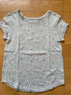 【KIDSシリーズ】GAP KIDS トライアングル柄マルチ杢グレーTシャツXL