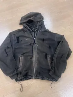 thug Clubダメージ加工 ジップパーカーのサムネイル