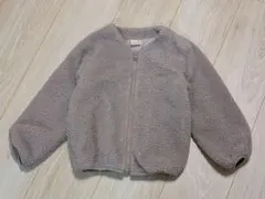 プティマイン　ボアジャケット　ピンク系