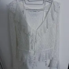 dazzlin 白 レース ブラウスのサムネイル