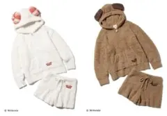 【限定】ジェラピケ　あつ森　なりきりパーカーセット【レア】