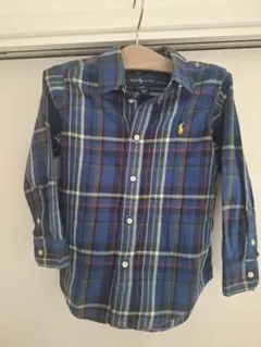 Ralph Lauren チェック柄長袖シャツ 4T
