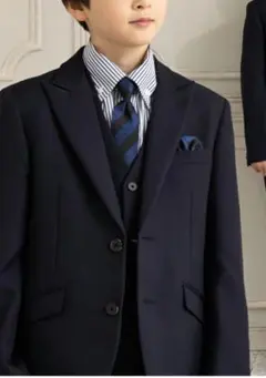 ネイビー フォーマルスーツ 150 入学式 卒業式 発表会