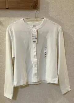 UNIQLO UVカットジャージクルーネックカーディガン 長袖のサムネイル
