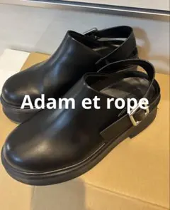 ADAM ET ROPE バックストラップ サボサンダル 厚底　24.5cmのサムネイル