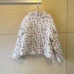 merry jenny ベロアキルトジャケット 花柄ダウンジャケットのサムネイル