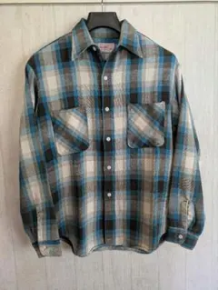 ネルシャツ オンブレ