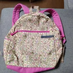新品未使用　 HusHusH 女児　花柄リュック
