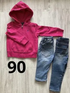 Polo Ralph Lauren パーカー 3T 90 ジーンズ　ZARA