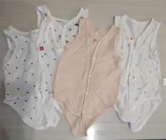 ノースリーブ肌着4点セット