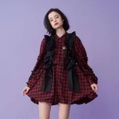 jouetie リボンタイフリルショルダーミニワンピース - メルカリ