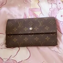 ♥ LOUIS VUITTON 長財布 黒 ブラウン ♥