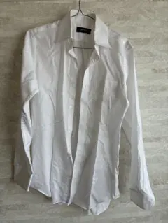 COMME CA ISM ホワイト長袖シャツ M