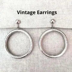 ヴィンテージ リング シルバー イヤリング レトロ アクセサリー