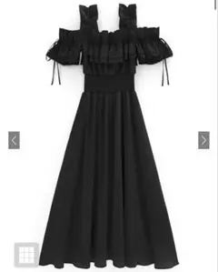 GRL フリルオフショルコルセットワンピース[mb1584]