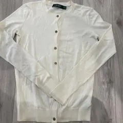 LAUREN RALPH LAUREN アイボリー カーディガン XS